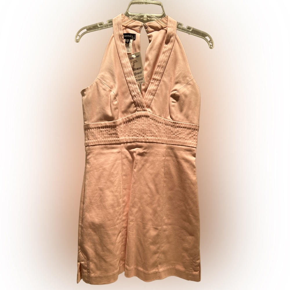 NWT Bebe Halter Dress